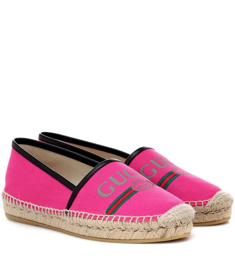 gucci espadrilles colors|pink Gucci heels.